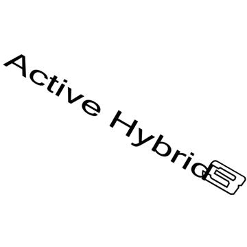 2013 BMW ActiveHybrid 3 Emblem - 51147294363