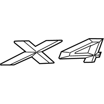 BMW X4 Emblem - 51147339428