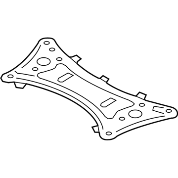 BMW 31106786944 Reinforcement Plate 31106786944 BMW Reinforcement Plate Illustration 1 of 1