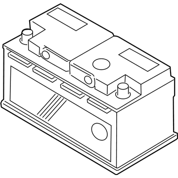 61217648317 BMW Battery, East Penn (Warranty) Illustration 1 of 1