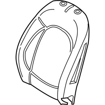 BMW 52107389130 Foam Pad Sport Backrest Right