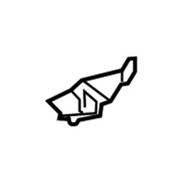 51417238895 BMW SUPPORT DIVIDING NET, REAR L Illustration 1 of 1