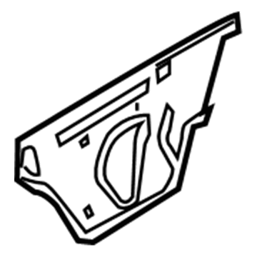 BMW 41217064620 Right Interior Column A