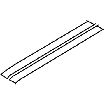 BMW 51140418659 Set, Side Stripes, Black