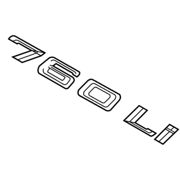 2011 BMW 760Li Emblem - 51147187127