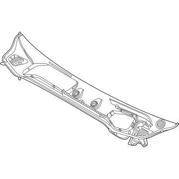 51717954663 BMW COWL PANEL COVER, PART 1 Illustration 1 of 1