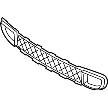51117314642 BMW Trim Grille, Bottom Illustration 1 of 1