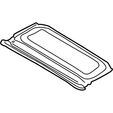 54128193163 BMW Trim Panel For Sliding Lifting Roof Cover Illustration 1 of 1