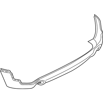 BMW 51127391202 Black Band, Rear Bottom