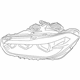 BMW 63115A23585 HEADLIGHT, LED TECHNOLOGY, L