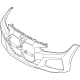 BMW 51115A0F334 TRIM COVER, BUMPER, PRIMED BMW 51115A0F334 TRIM COVER, BUMPER, PRIMED