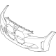 BMW 51115A0F329 TRIM COVER, BUMPER, PRIMED BMW 51115A0F329 TRIM COVER, BUMPER, PRIMED