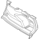 BMW 51475A4AD38 Right Trunk Trim