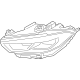 BMW 63115A41037 HEADLIGHT BMW LASERLIGHT LEF