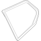 BMW 51339448768 SIDE WINDOW, RIGID, REAR RIG