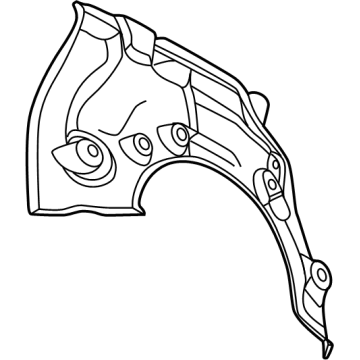 BMW XM Exhaust Heat Shield - 51489451741