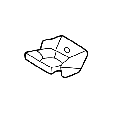 41118855169 BMW HOLDER ISOFIX OUTER Illustration 1 of 1