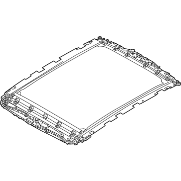 54105A96A64 BMW ROLLER FRAME Illustration 1 of 1