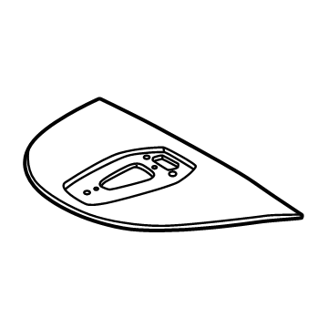 54105A96B93 BMW ROOF TRIM Illustration 1 of 1