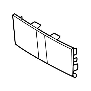 51135A130C9 BMW TRIM FRONT ORNAMENTAL GRILLE Illustration 1 of 1