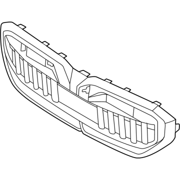 51135A017A9 BMW Front Ornamental Grille Illustration 1 of 1