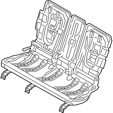 52209462511 BMW SEAT FRAME Illustration 1 of 1