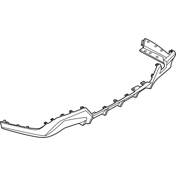 51125A4B401 BMW Rear Bumper Trim Panel Bottom Illustration 1 of 1