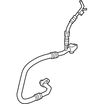 BMW XM A/C Liquid Line Hoses - 64539875479