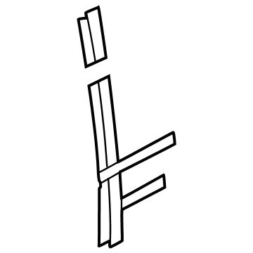 51355A2FC73 BMW WINDOW DIVISION BAR, REAR LE Illustration 1 of 1