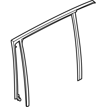 51355A2FC61 BMW Left Rear Door Window Guide Illustration 1 of 1