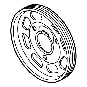 11515A33BA9 BMW BELT PULLEY, COOLANT PUMP Illustration 1 of 1