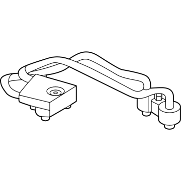 61278836640 BMW COOLER LINE, HIGH-VOLTAGE BA Illustration 1 of 1