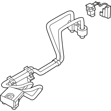 61278836638 BMW COOLER LINE, HIGH-VOLTAGE BA Illustration 1 of 1