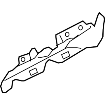 BMW XM Exhaust Heat Shield - 11655B36ED9