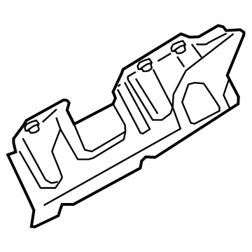 BMW XM Exhaust Heat Shield - 11655B36ED8