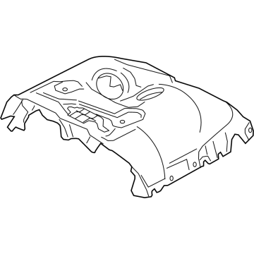 11655B36ED3 BMW HEAT SHIELD TOP Illustration 1 of 1