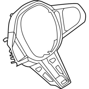 32307908503 BMW DECORATIVE TRIM M SPORT STEE Illustration 1 of 1