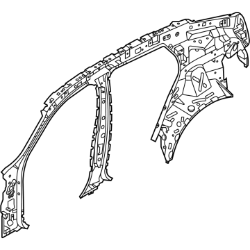 41205A33FF5 BMW SIDE FRAME INNER LEFT Illustration 1 of 1