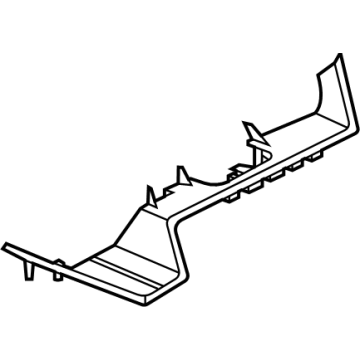 41219627633 BMW SHAPED PART, D-PILLAR, UPPER Illustration 1 of 1