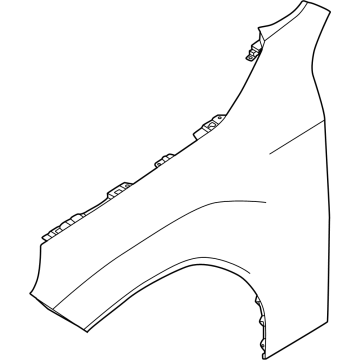 41355A7A515 BMW Front Left Side Panel Illustration 1 of 1