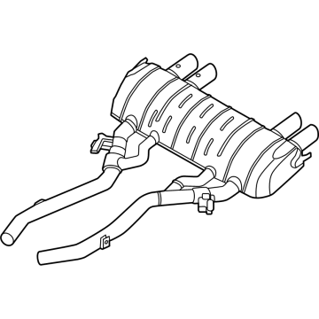 2025 BMW M2 Exhaust Pipe - 18307884220
