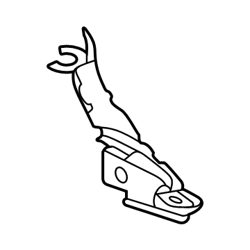 BMW 34308834736 HOLDER BRAKE HOSE RIGHT FRON 34308834736 BMW HOLDER BRAKE HOSE RIGHT FRON Illustration 1 of 1