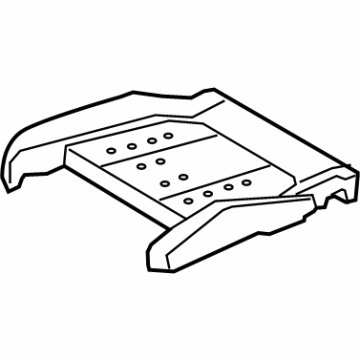 52105B5B842 BMW FOAM PAD, SPORT SEAT Illustration 1 of 1
