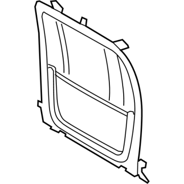 52105A7ACA5 BMW Rear Panel With Net Bag Illustration 1 of 1
