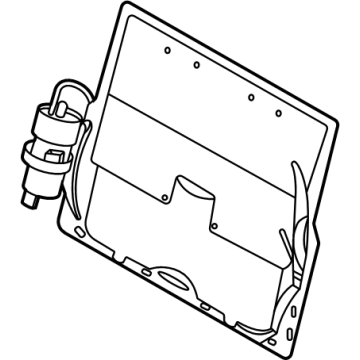 52109493562 BMW LUMBAR SUPPORT PAD WITH PUMP Illustration 1 of 1