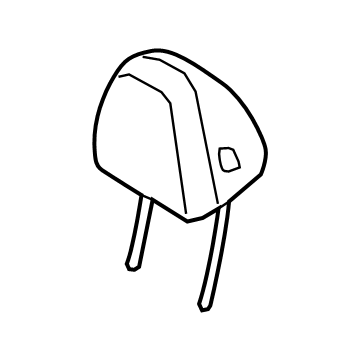 52105A798D9 BMW Headrest Imitation Leather Illustration 1 of 1