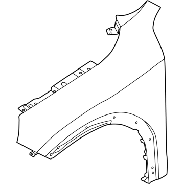 41355A5BFF1 BMW SIDE PANEL LEFT FRONT Illustration 1 of 1