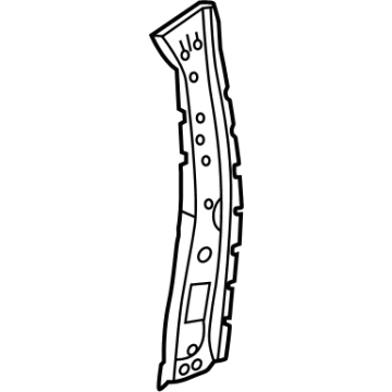 41205A66073 BMW INTERIOR LEFT COLUMN B Illustration 1 of 1