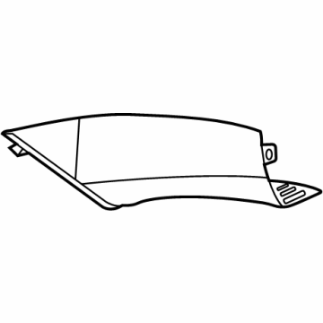 BMW 51439504297 A-PILLAR TRIM PANEL LEFT 51439504297 BMW A-PILLAR TRIM PANEL LEFT Illustration 1 of 1