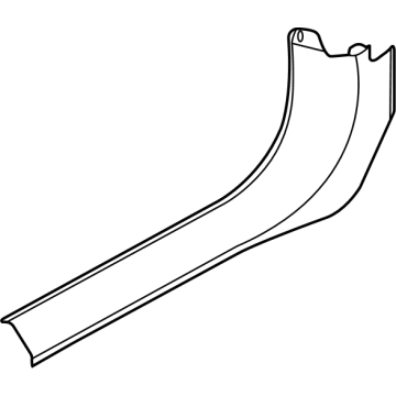 51435A36B98 BMW SIDE TRIM PANEL, FRONT LOWER Illustration 1 of 1